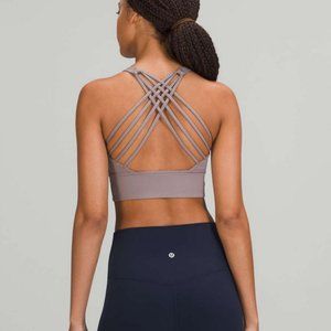 Lululemon Free to Be High-Neck Longline Bra Wild Light Support, A/B Cup